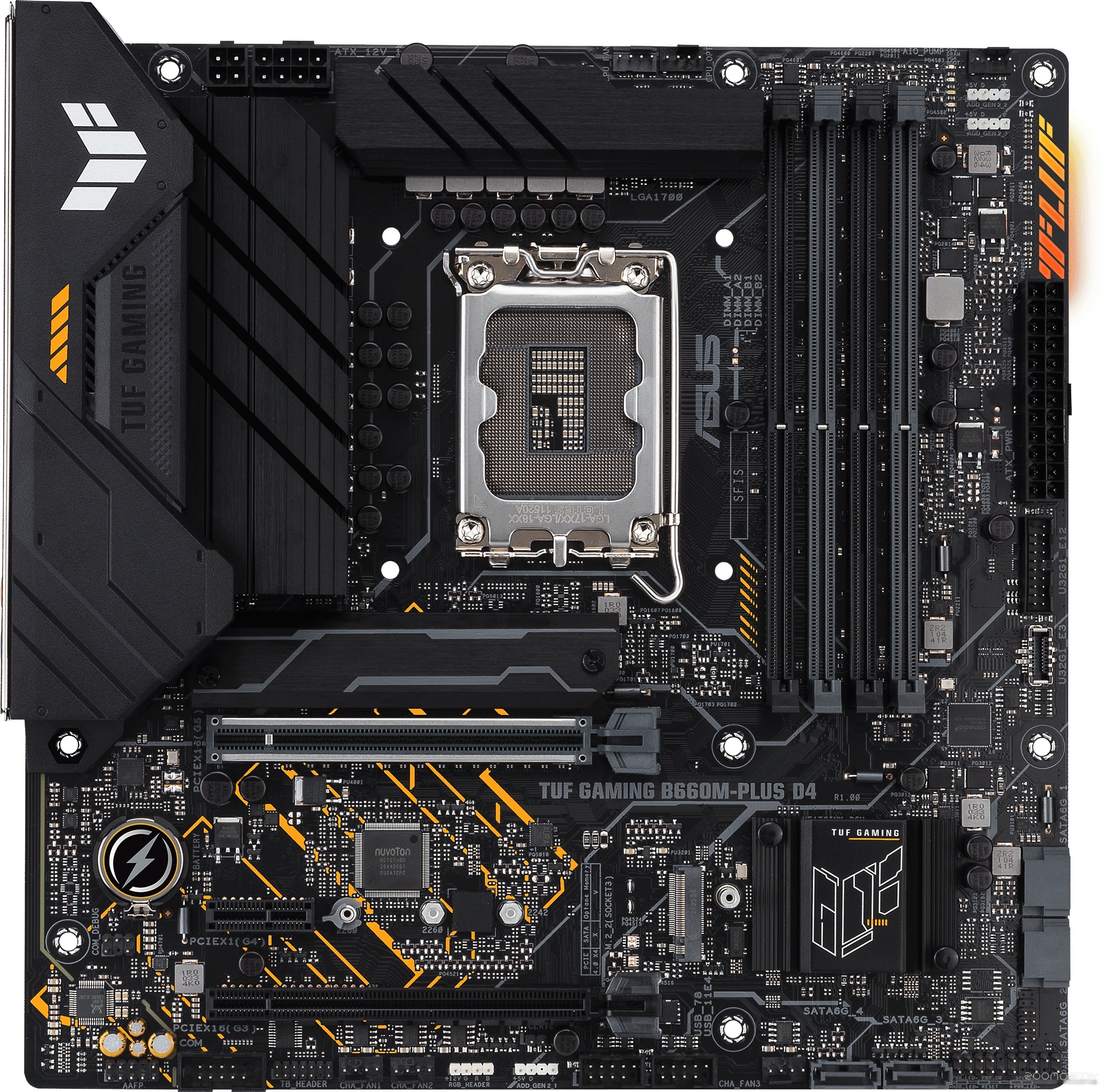 ����������� ����� Asus TUF Gaming B660M-Plus D4 �  �������� ������� �������
