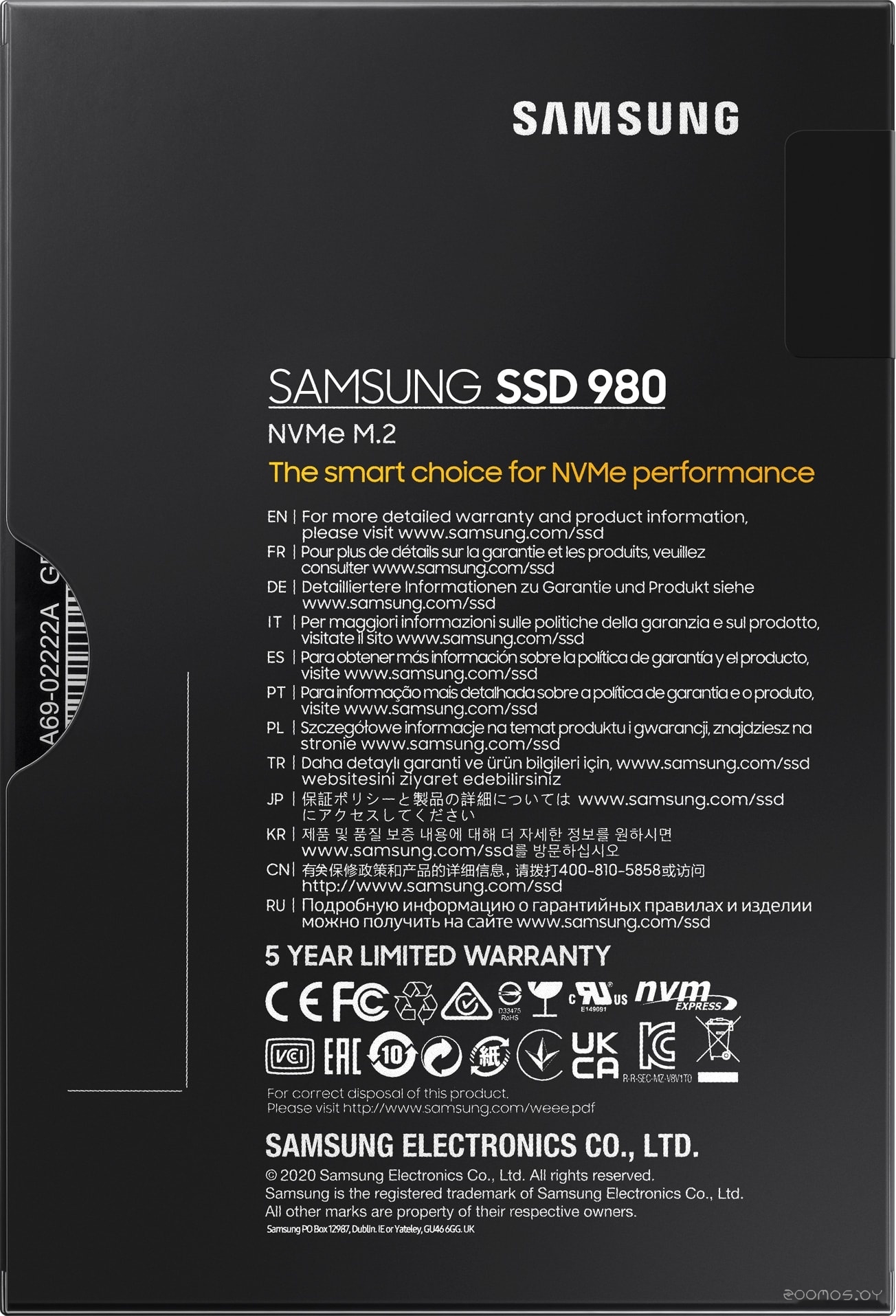 SSD Samsung 980 1TB MZ-V8V1T0BW �  �������� ������� �������
