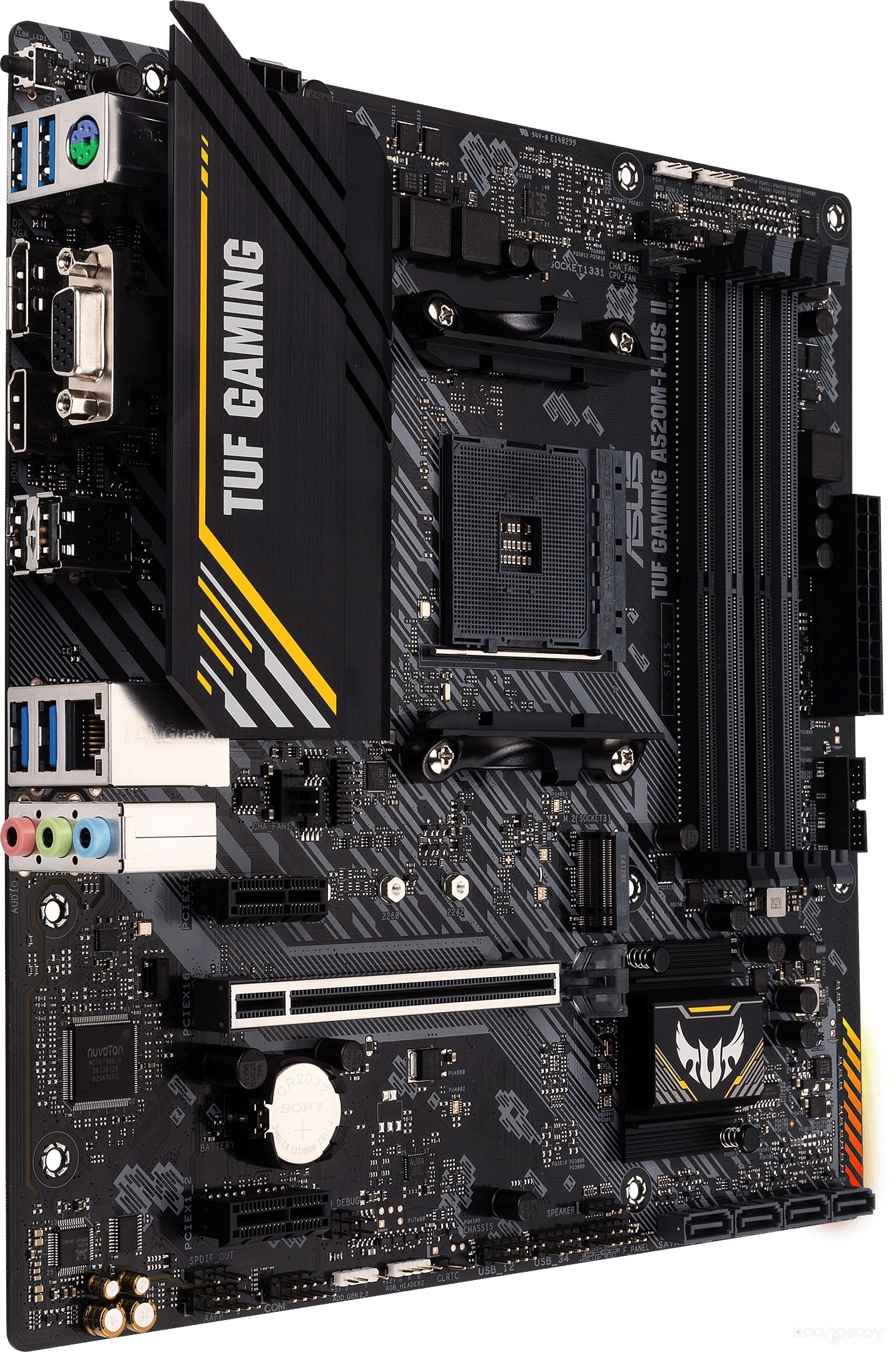 ����������� ����� Asus TUF Gaming A520M-Plus II �  �������� ������� �������