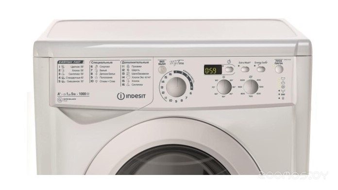 ���������� ������ Indesit EWSD 51031 BY �  �������� ������� �������
