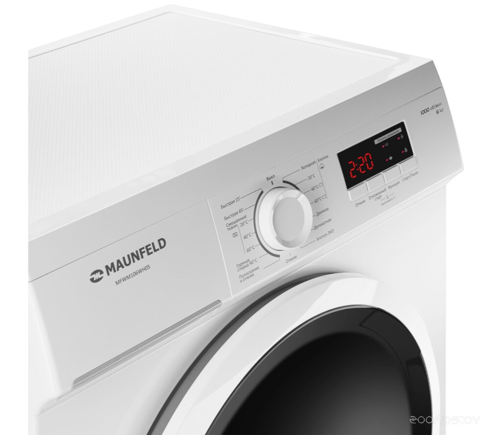 ���������� ������ Maunfeld MFWM106WH05 �  �������� ������� �������