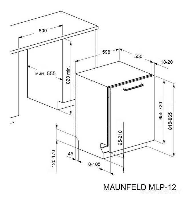 ������������� ������ Maunfeld MLP-12B �  �������� ������� �������