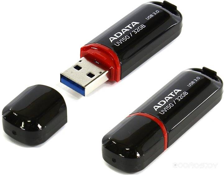 USB Flash A-Data DashDrive UV150 32Gb (Black) �  �������� ������� �������