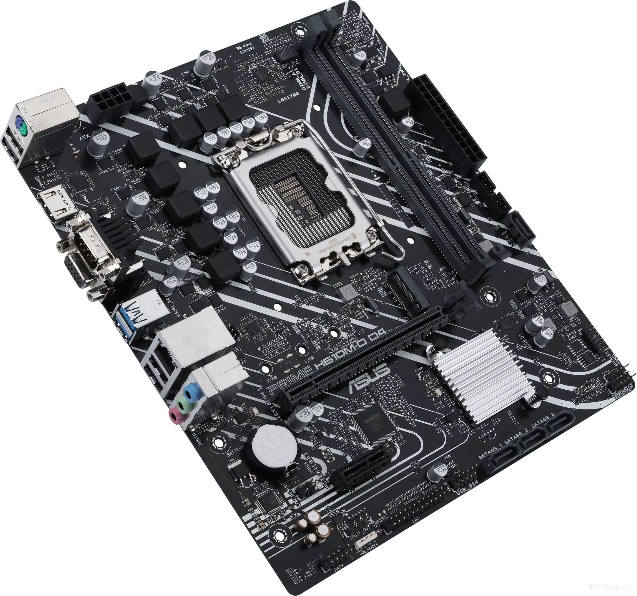����������� ����� Asus Prime H610M-D D4 �  �������� ������� �������
