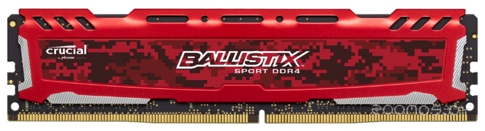 ����������� ������ Crucial Ballistix Sport LT Red 4GB DDR4 PC4-19200 [BLS4G4D240FSE] �  �������� ������� �������