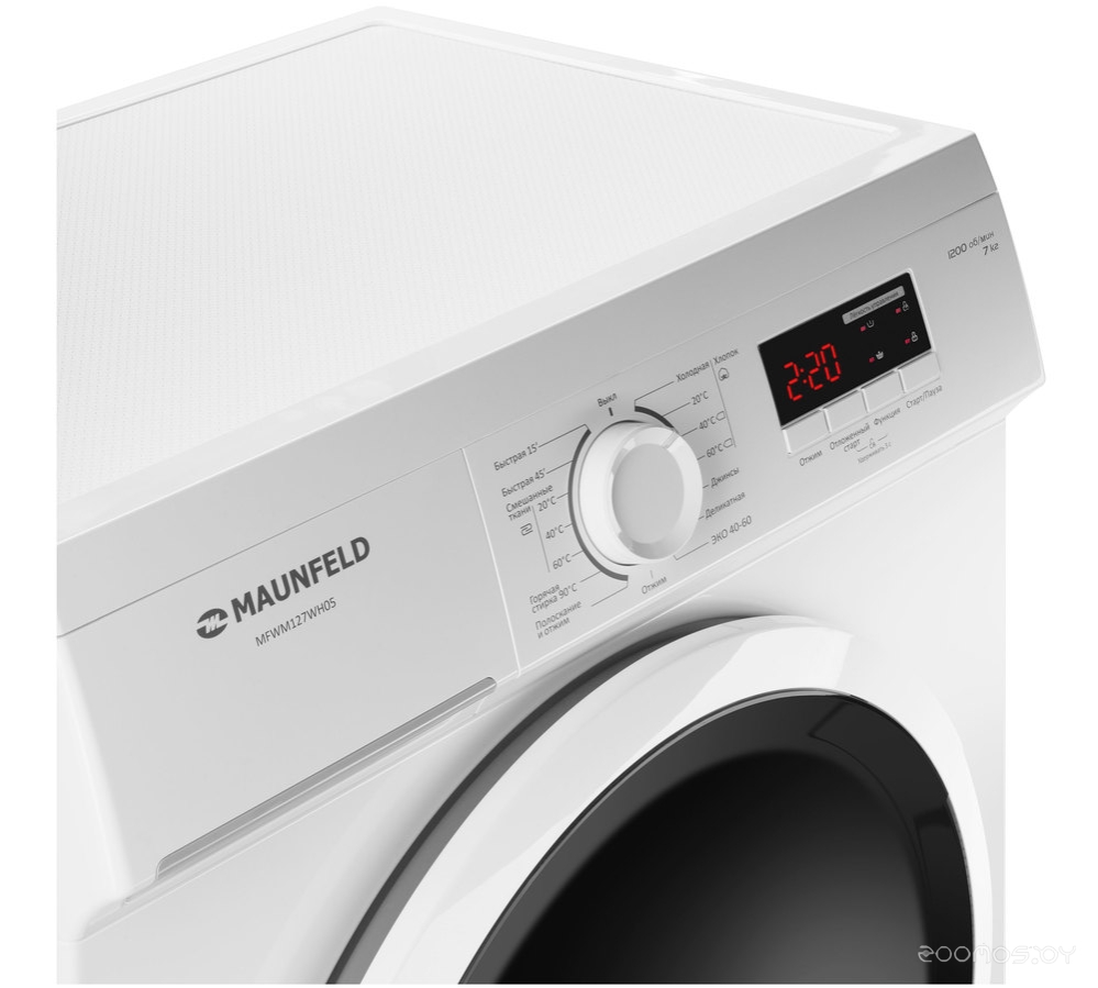 ���������� ������ Maunfeld MFWM127WH05 �  �������� ������� �������
