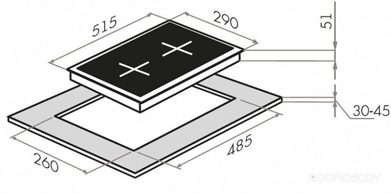 �������� ������ HOMSair HGE323GCWH �  �������� ������� �������