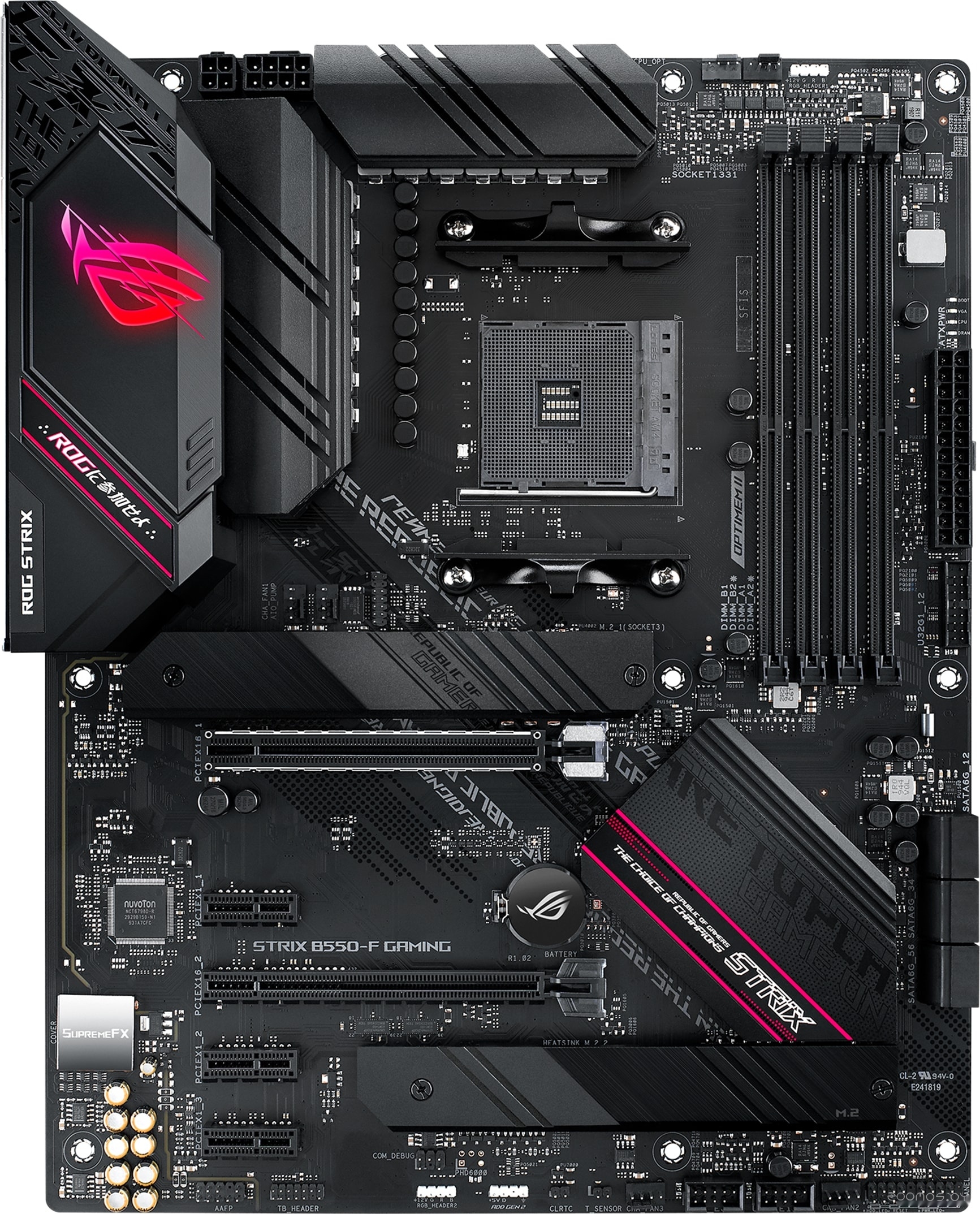 ����������� ����� Asus ROG STRIX B550-F Gaming �  �������� ������� �������