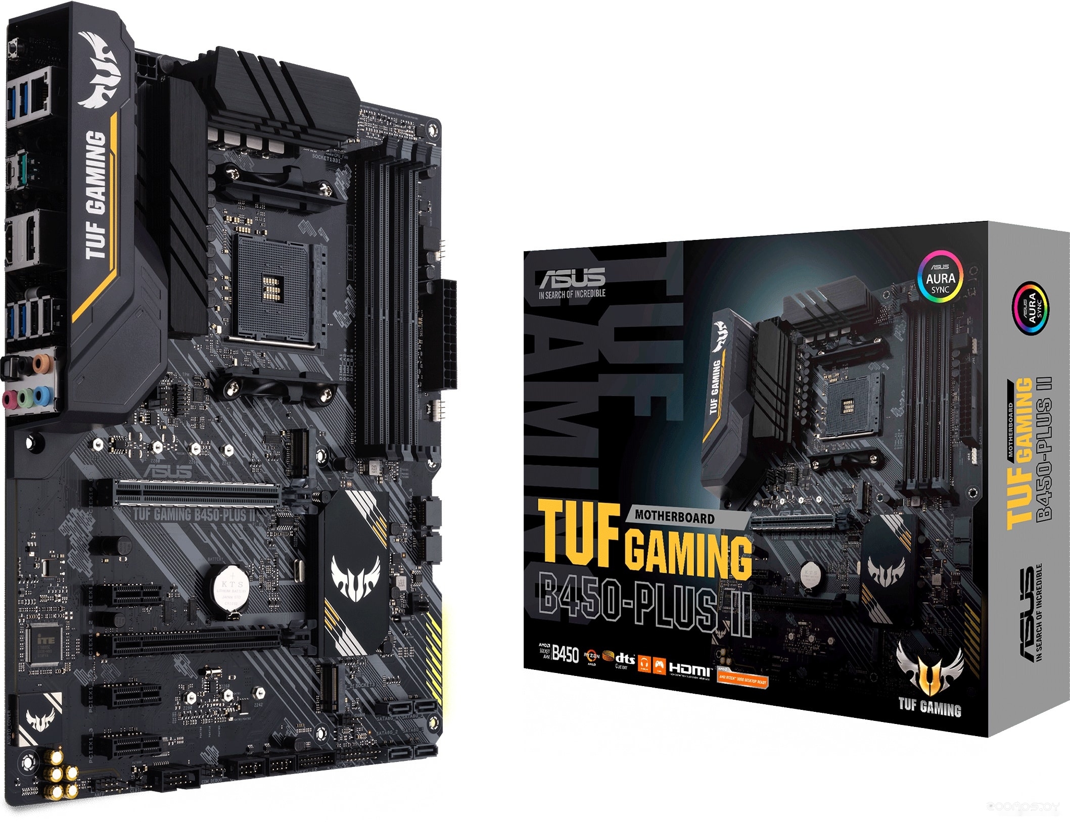 ����������� ����� Asus TUF Gaming B450-PLUS II �  �������� ������� �������