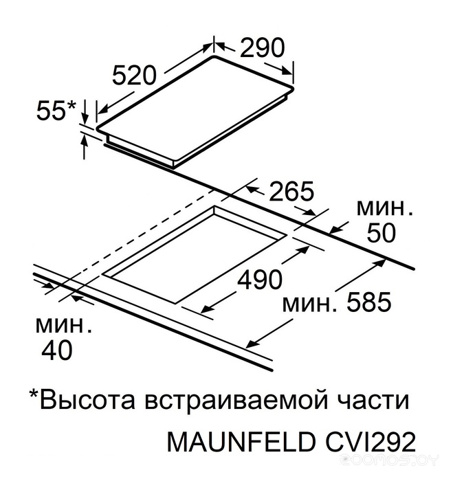 �������� ������ Maunfeld CVI292S2FWH LUX �  �������� ������� �������