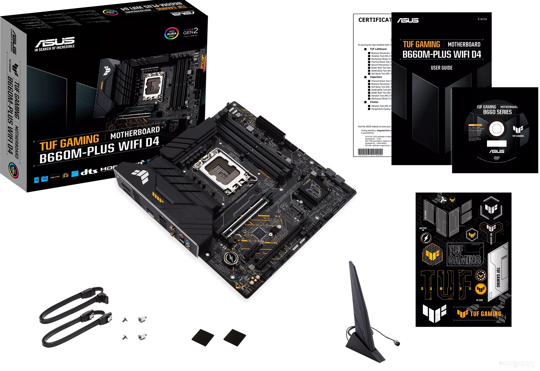 ����������� ����� Asus TUF Gaming B660M-Plus D4 �  �������� ������� �������