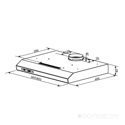 �������� ������� HOMSair Horizontal 50 (�����) �  �������� ������� �������