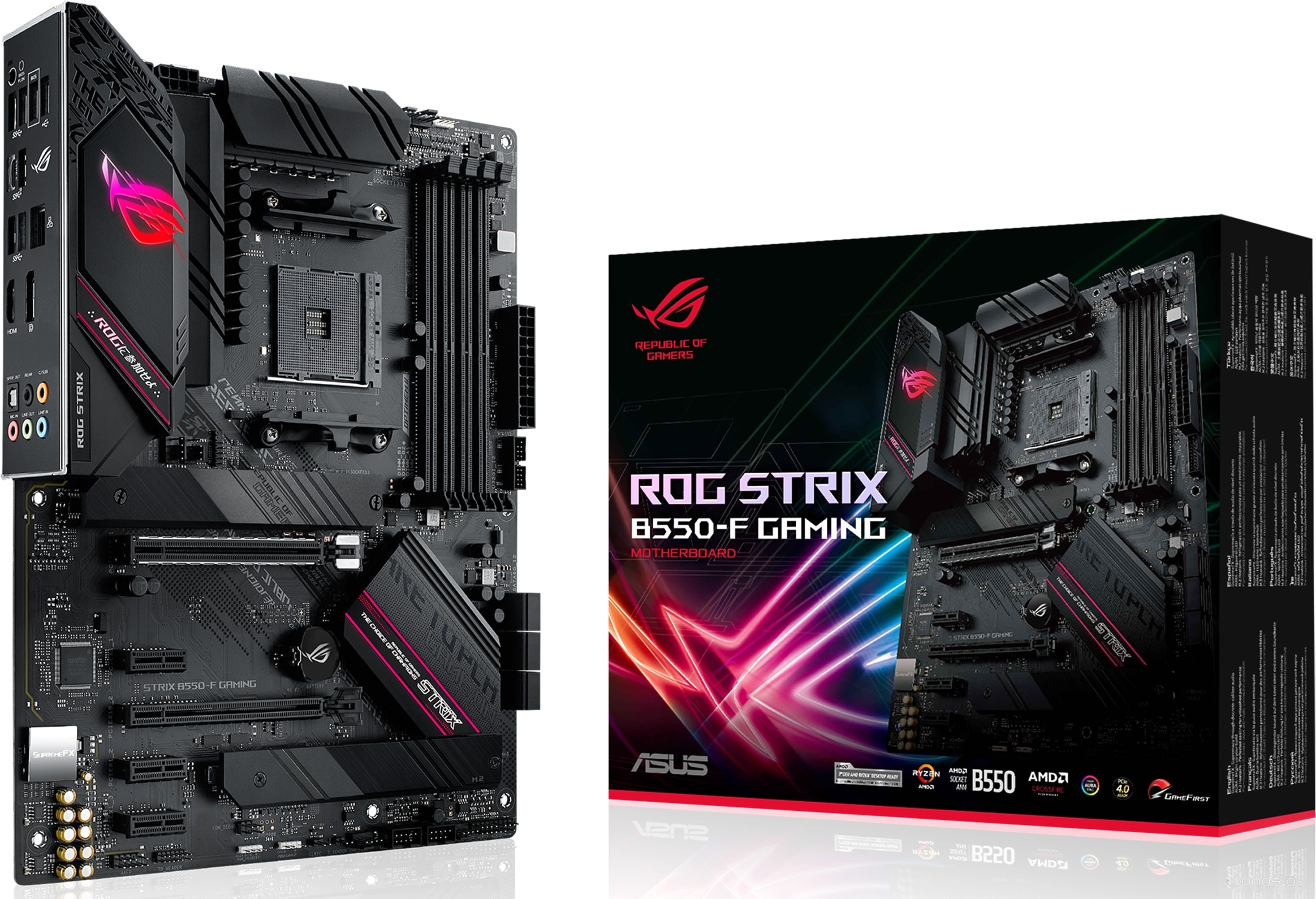 ����������� ����� Asus ROG STRIX B550-F Gaming �  �������� ������� �������