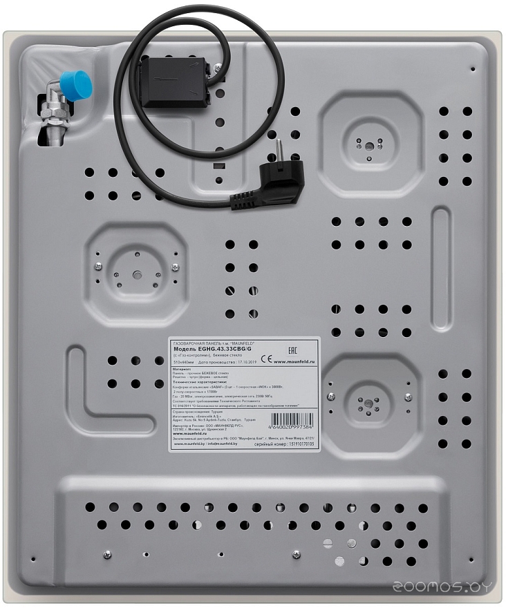 �������� ������ Maunfeld EGHG.43.33CBG/G �  �������� ������� �������