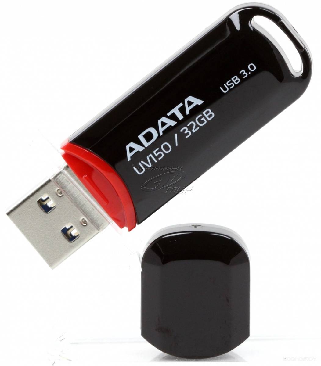 USB Flash A-Data DashDrive UV150 32Gb (Black) �  �������� ������� �������