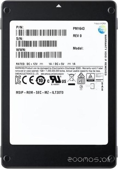 SSD Samsung PM1643a 1.92TB MZILT1T9HBJR �  �������� ������� �������